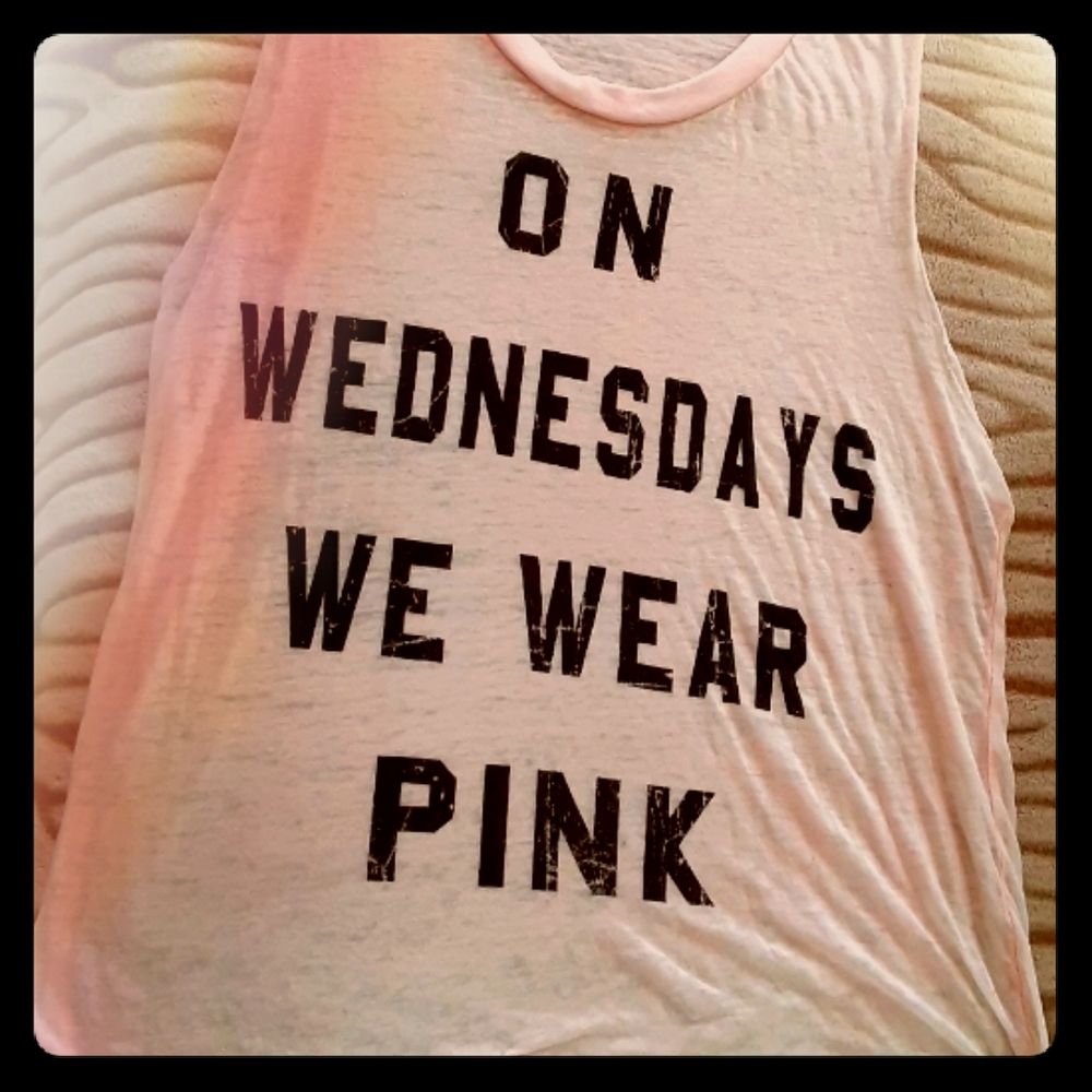 MEAN GIRLS official tank (pink)